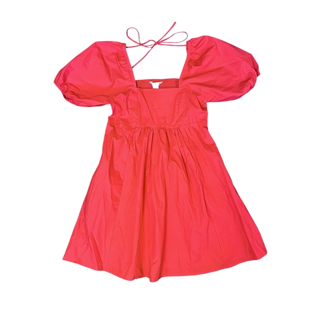 Draper James Dress Size XS Cottage Milkmaid Smocked Rococo Puff Picnic Barbie